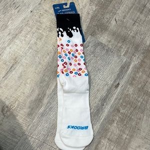 Brooks compression socks cereal pattern